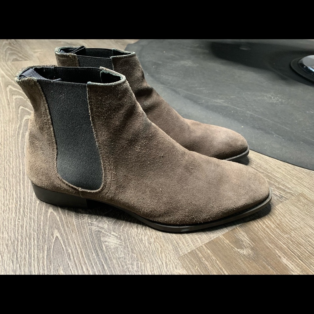 Zara suede men boots size 10